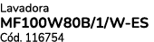 Lavadora MF100W80B/1/W ES C d. 116754 