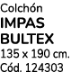Colch n IMPAS BULTEX 135 x 190 cm. C d. 124303