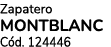 Zapatero MONTBLANC C d. 124446