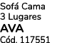 Sof Cama 3 Lugares AVA C d. 117551