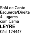 Sof de Canto Esquerda/Direita 4 Lugares com Cama LEYRE C d. 124447