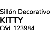 Sill n Decorativo KITTY C d. 123984