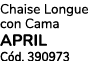 Chaise Longue con Cama ApRIL C d. 390973