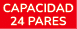 Capacidad 24 pares