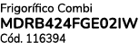 Frigor fico Combi MDRB424FGE02IW C d. 116394