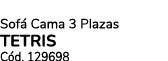 Sof Cama 3 Plazas TETRIS C d. 129698