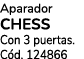Aparador CHESS Con 3 puertas. C d. 124866