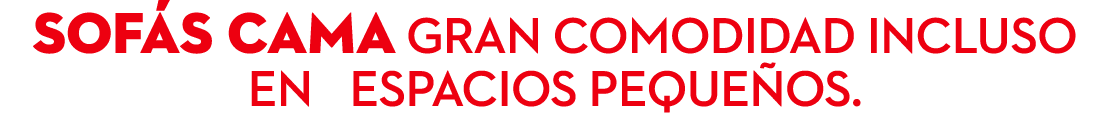 Sof s Cama Gran comodidad incluso en espacios peque os.