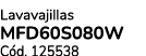 Lavavajillas MFD60S080W C d. 125538