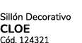 Sill n Decorativo CLOE C d. 124321