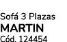 Sof 3 Plazas MARTIN C d. 124454
