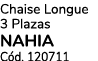 Chaise Longue 3 Plazas NAHIA C d. 120711