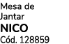 Mesa de Jantar NICO C d. 128859