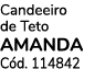 Candeeiro de Teto AMANDA C d. 114842