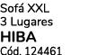 Sof XXL 3 Lugares HIBA C d. 124461