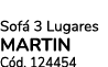 Sof 3 Lugares MARTIN C d. 124454