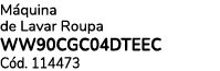 M quina de Lavar Roupa WW90CGC04DTEEC C d. 114473