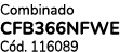 Combinado CFB366NFWE C d. 116089