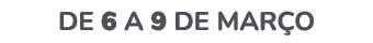 De 6 a 9 de mar o