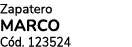 Zapatero MARCO C d. 123524