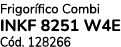 Frigor fico Combi INKF 8251 W4E C d. 128266 