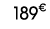 189€ 00
