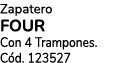 Zapatero Four Con 4 Trampones. C d. 123527