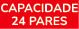 Capacidade 24 pares