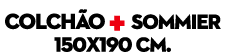 Colch o + Sommier 150x190 cm. 
