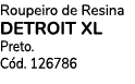 Roupeiro de Resina DETROIT xl Preto. C d. 126786