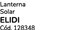 Lanterna Solar ELIDI C d. 128348