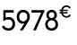 5978€ 00