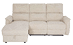 A white couch with a pillow on it. AI generated content