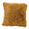 A tan pillow with a fuzzy texture. AI generated content