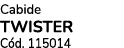 Cabide TWISTER C d. 115014