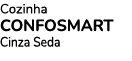 Cozinha CONFOSMART Cinza Seda