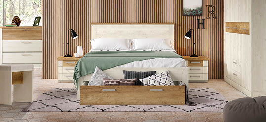 A bedroom with a bed, a potted plant, and a window. AI generated content
