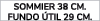 Sommier 38 CM. FuNDO TIL 29 CM.