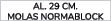 al. 29 cm. Molas Normablock