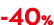  40%