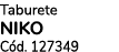 Taburete NIKO C d. 127349