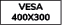 VESA 400X300