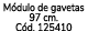 M dulo de gavetas 97 cm. C d. 125410