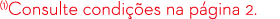(1)Consulte condi es na p gina 2.