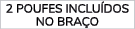 2 POUFES INCLU DOS NO BRA O