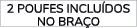 2 POUFES INCLU DOS NO BRA O