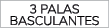 3 palas basculantes