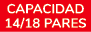 CAPACIDAD 14/18 PARES