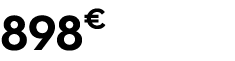 898€