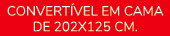 convert vel em cama de 202x125 cm.